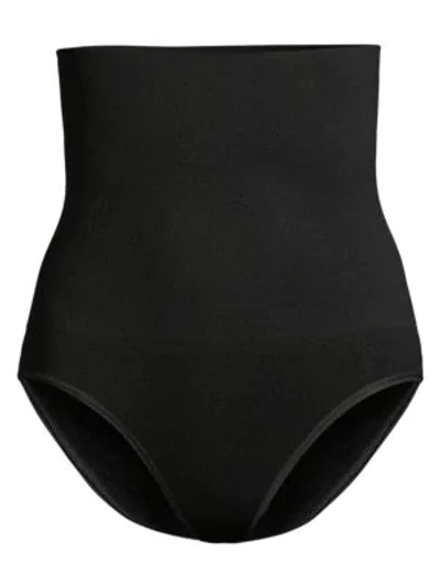 Shop Yummie Cooling Fx High-waisted Briefs In Black