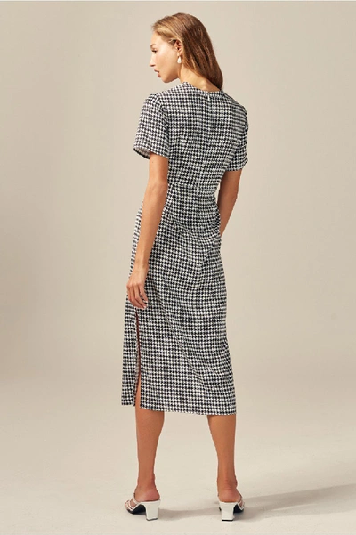 Shop C/meo Collective Provided Dress In Black Houndstooth