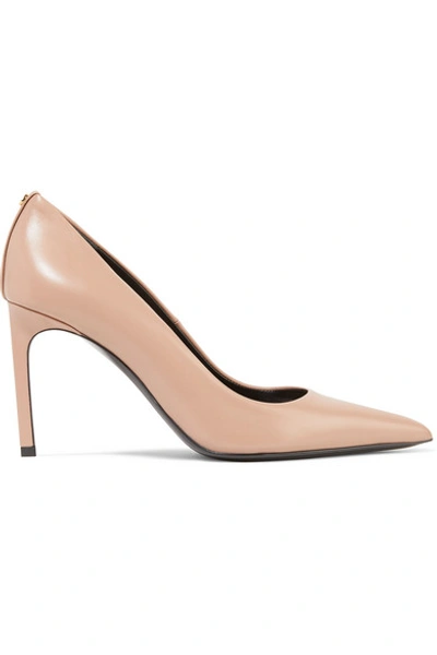 Shop Tom Ford Leather Pumps In Sand