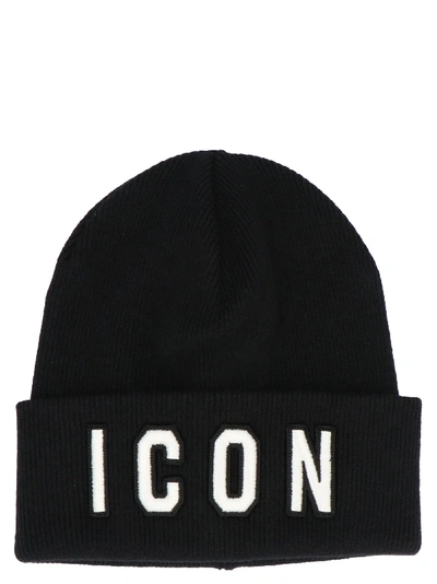 Shop Dsquared2 Icon Beanie In Black