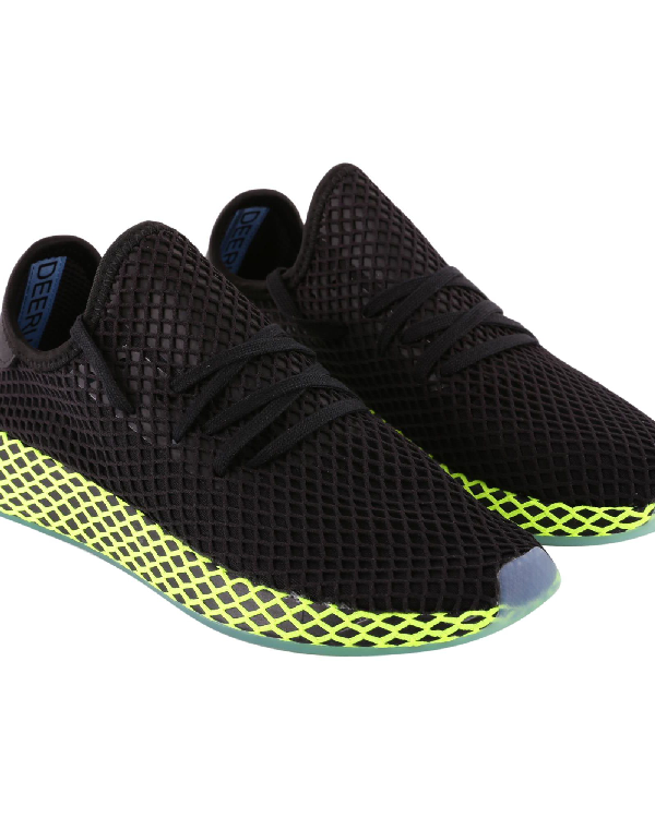 adidas deerupt black and green