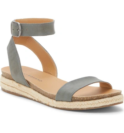 Shop Lucky Brand Garston Espadrille Sandal In Cloud Leather