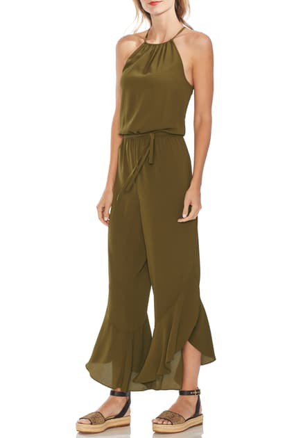 vince camuto cinched waist jumpsuit