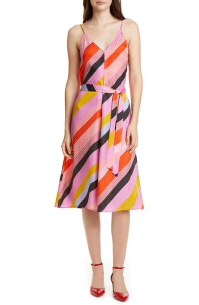 Shop Stine Goya Gianna A-line Silk Dress In Parallels