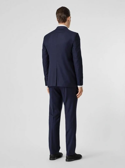 Shop Burberry Classic Fit Wool Suit In Navy