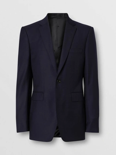 Shop Burberry Classic Fit Wool Suit In Navy