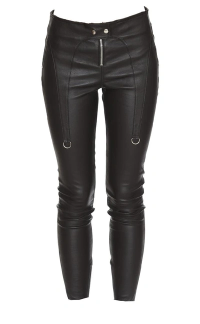 Shop Rta Garter Skinny Leg Pants In Black