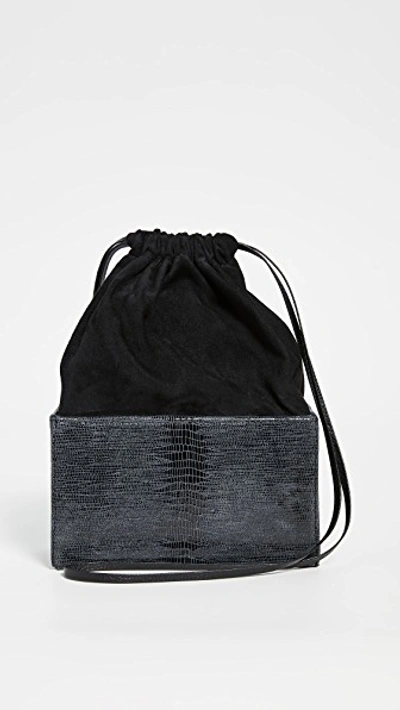Shop Altaire Box Bag In Black Anaconda