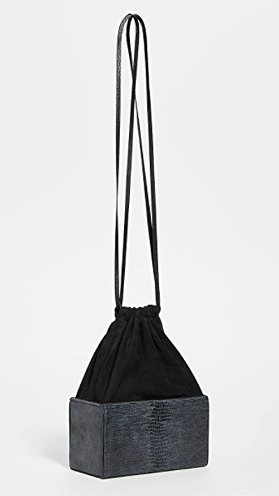 Shop Altaire Box Bag In Black Anaconda