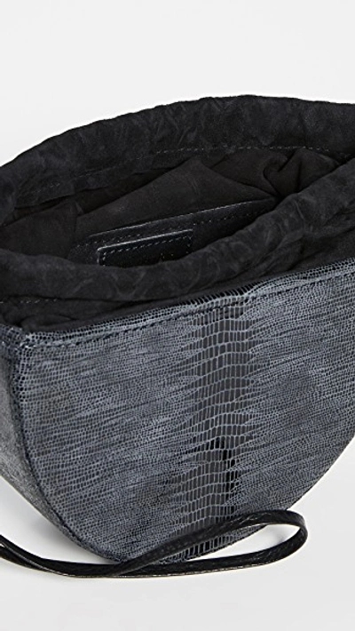 Shop Altaire Demi Lune Bag In Black Anaconda