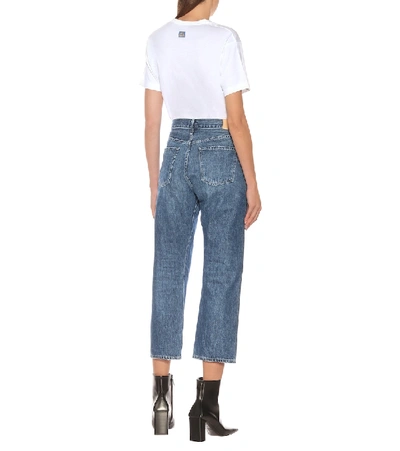 Shop Citizens Of Humanity Emery High-rise Cropped Jeans In Blue