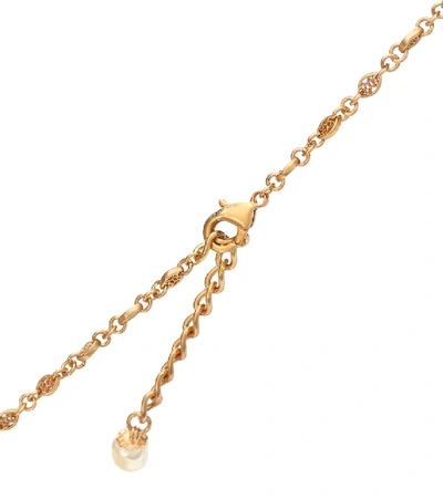 Shop Dolce & Gabbana Embellished Necklace In Gold