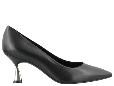 Shop Casadei Duse Pointed Toe Pumps In Black