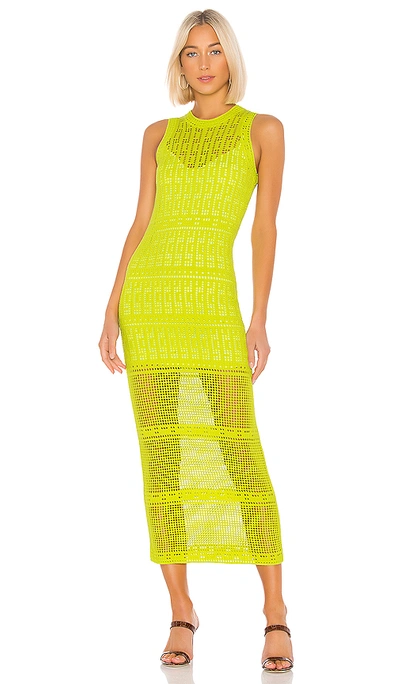 Shop A.l.c . Monoghan Dress In Green. In Citronella