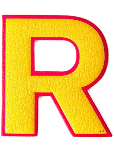 ANYA HINDMARCH 'R'贴纸 - 黄色