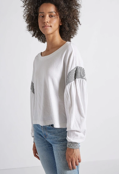 Shop Current Elliott The Two Step Top In Sugar