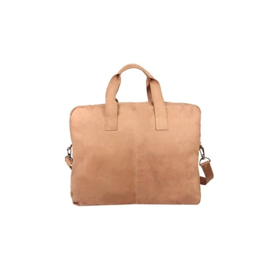 Shop Mahi Leather Classic Suede Holdall In Vintage Cognac