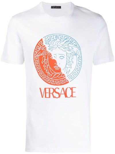 VERSACE MEDUSA HEAD PRINT T-SHIRT - 白色