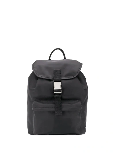 Shop Apc A.p.c. Buckle Detail Backpack - Black