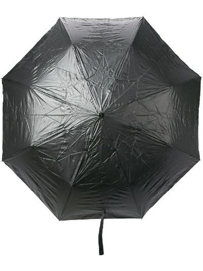 Shop Burberry Crinkle-effect Umbrella - Black