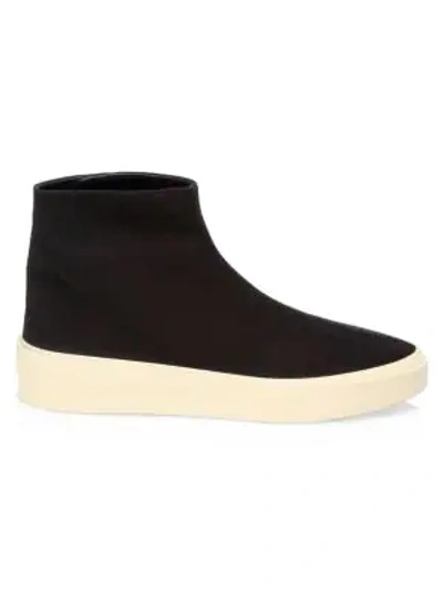 Shop Fear Of God Sixth Colleciton Tear Away Moc Snap Sneakers In Black