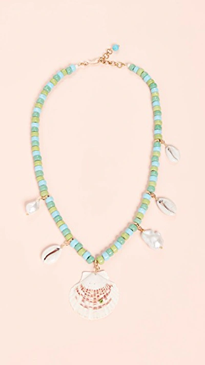Shop Brinker & Eliza Madaket Necklace In Turquoise Multi