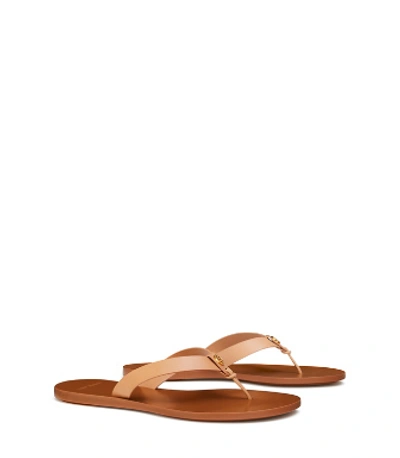 Shop Tory Burch Manon Thong Sandal In Natural Vachetta