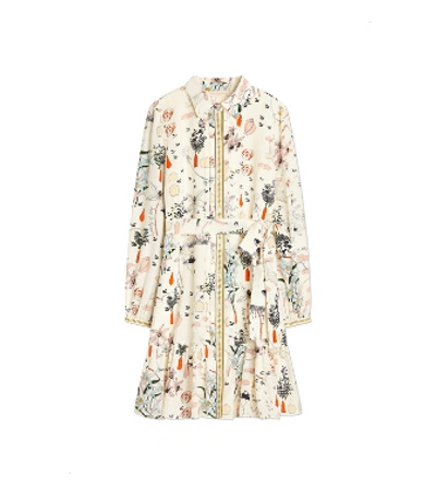Shop Tory Burch Cora Dress In New Ivory Poetry Of Things