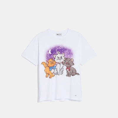 Coach Disney X Aristocats Oversized T-shirt - Women's In Optic White |  ModeSens