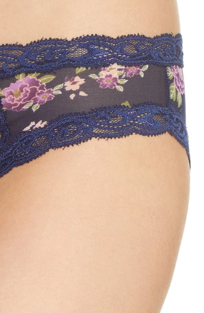 Shop Natori Feathers Hipster Briefs In Romantic Floral Print