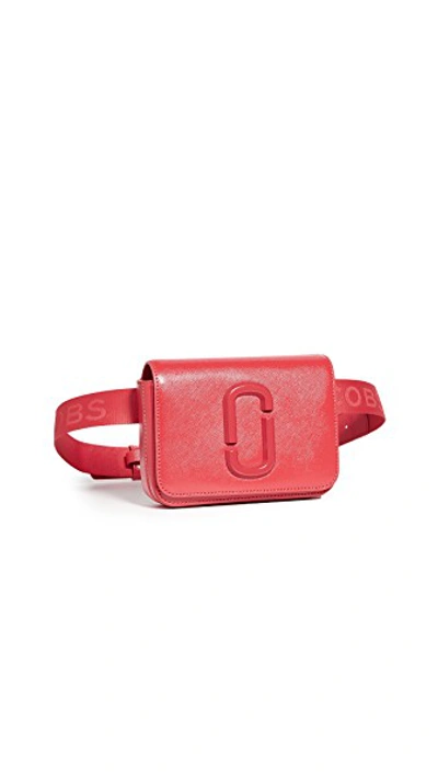 Shop Marc Jacobs M/l Hip Shot Dtm Belt Bag In Geranium