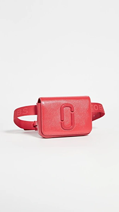 Shop Marc Jacobs M/l Hip Shot Dtm Belt Bag In Geranium