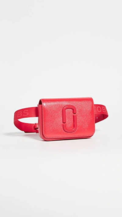 Shop Marc Jacobs Xs/s Hip Shot Dtm Belt Bag In Geranium