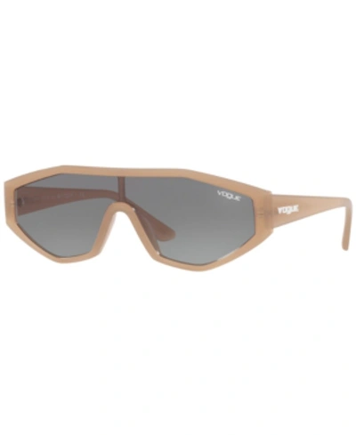 Shop Vogue Sunglasses, Vo5284s 32 Highline In Opal Turtledove/grey Gradient
