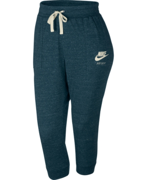 plus size nike vintage capris