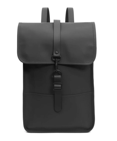 Shop Rains Mini Backpack In Black