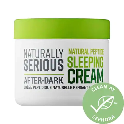 Shop Naturally Serious After-dark Natural Peptide Sleeping Cream 1.7 oz/ 50 ml