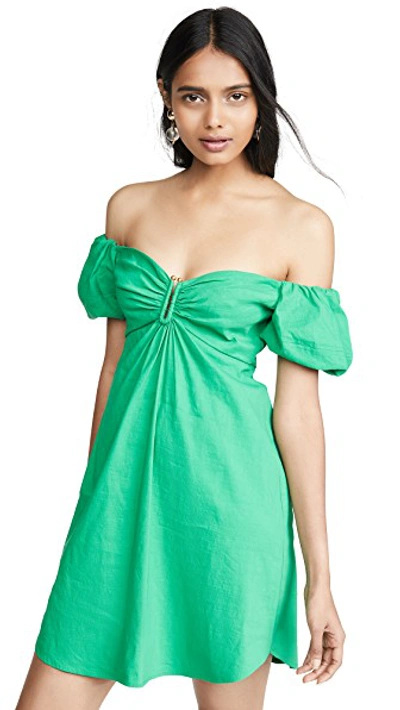 Shop A.l.c Aniston Dress In Jade