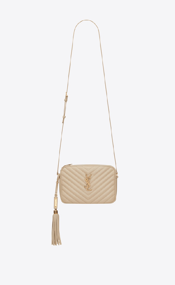 saint laurent lou quilted camera bag