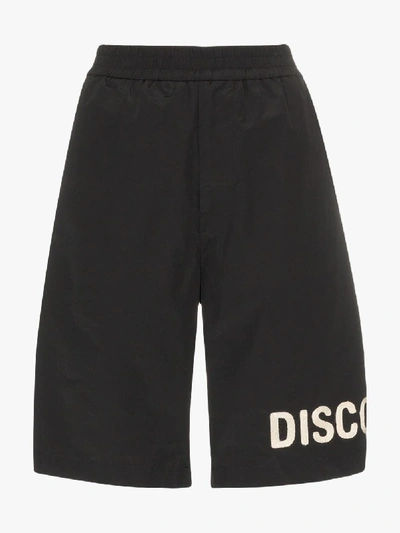 Shop Ten Pieces X Rude Disco High-waisted Shorts In Black