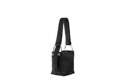 Shop Strathberry Lana Nano Bucket Bag In Black