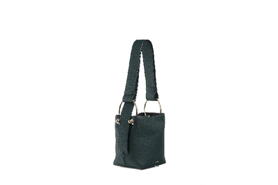 Shop Strathberry Lana Nano Bucket Bag - Bottle Green