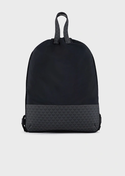 Shop Emporio Armani Backpacks - Item 45469521 In Navy Blue