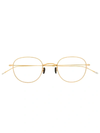 Shop Eyevan7285 No1 Glasses In Gold