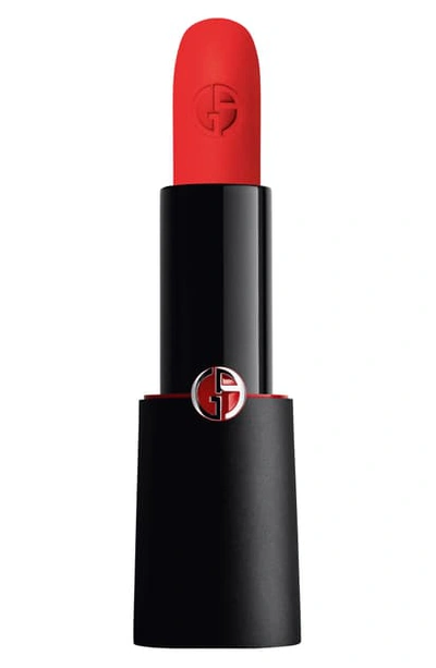 Shop Giorgio Armani Rouge D'armani Matte Lipstick In 401