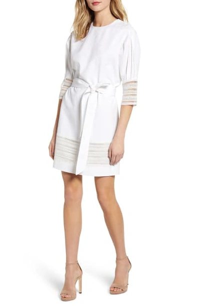 Shop Rebecca Minkoff Georgina Lace Trim Dress In White