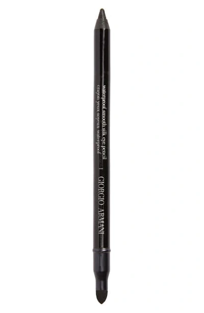 Shop Giorgio Armani Eyes To Kill Waterproof Eye Pencil In 1 Black