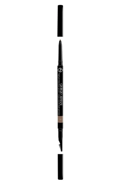 Shop Giorgio Armani High-precision Brow Pencil - 3