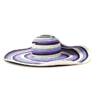 Shop Missoni Mare Striped Floppy Hat In Multi