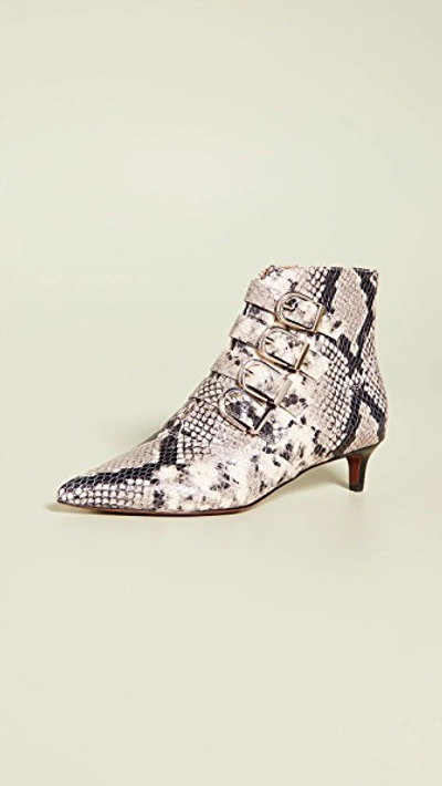 Shop Joie Calinda Booties In Natural Python